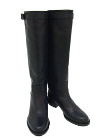 【アウトレットセール】訳あり1 DUOMO (1530 BK) 36サイズ ブラック 靴 レディース ロングブーツ