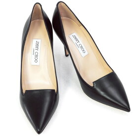 【P5倍 4/27(土)9:59迄】ジミーチュウ JIMMY CHOO (ALIA SHINY CALF BLACK) ブラック 靴 レディース パンプス