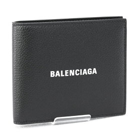 バレンシアガ BALENCIAGA (594549 1IZI3 1090 BLACK/L WHITE) 23SS ブラック×ホワイト メンズ 財布 折財布 カーフ