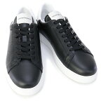 【アウトレットセール】エンポリオアルマーニ EMPORIO ARMANI (X4X316 XF527 N642 BLACK+OPT.WHITE) 21aw ブラック×ホワイト 靴 メンズ スニーカー