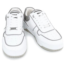 【P10倍★5/25～27 1:59迄】ボーラー BALR. (B6711.1011 WHITE/GREY) 23SS ホワイト×グレー Club B Classic Sneaker Contrastメンズ 靴 スニーカー