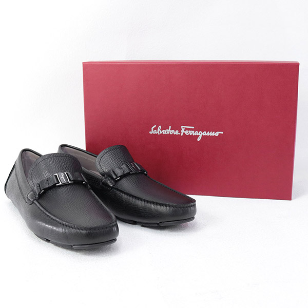 サルヴァトーレ フェラガモ Salvatore Ferragamo 靴 メンズ ガンチーニ ドライビングシューズ ローファー ブラック (AMER  0709326 NERO) | FONTANA（フォンターナ）