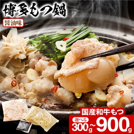 国産牛 博多牛もつ鍋 選べる 醤油 2～3人前 3～4人前 4～5人前 送料無料 【冷凍便】博多 福岡 お取り寄せグルメ もつ鍋セット モツ鍋 牛モツ グルメ ホルモン鍋 牛もつ鍋 スープ 肉 食品ロス