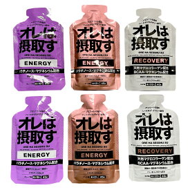 オレは摂取す ジェル3種の6/9/12本セット アミノ酸 マラソン 補給食 ジェル ランニング 補給食 フル マラソン 補給食