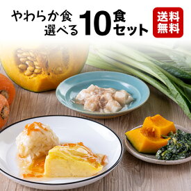 【送料無料】やわらか食 自由に選べる10食セット