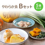 【やわらか食】冷凍弁当Bセット やわらか 嚥下食 高齢者 介護食 冷凍弁当 冷凍食品 冷凍おかず 昼食 ラン…