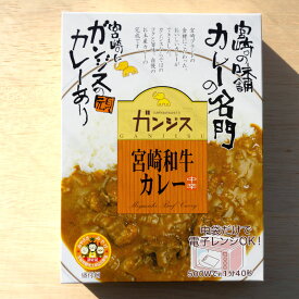ガンジス・宮崎和牛カレー中辛180g ミールキット（レトルトカレー／ご当地カレー）■ガンジス和牛カレー★