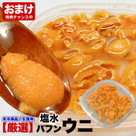 塩水 バフンウニ 生 厳選A品プレミアム 60g うに 雲丹 海栗【消費期限が短いため不在注意】【お届け日指…