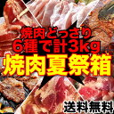 【送料無料】食べるぞ焼肉夏祭りセット合計3kg大ボリューム！色々な焼肉を一度に楽しめる！製造者だから可能としたパフォーマンス(冷凍)[詰め合わせ/セット/焼肉セ... ランキングお取り寄せ