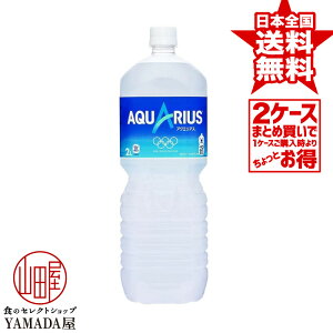【2ケースセット】 アクエリアス ペコらくボトル 2L 12本(6本×2箱) AQUARIUS スポーツドリンク 送料無料 清涼飲料水 ペットボトル 日本コカ・コーラ