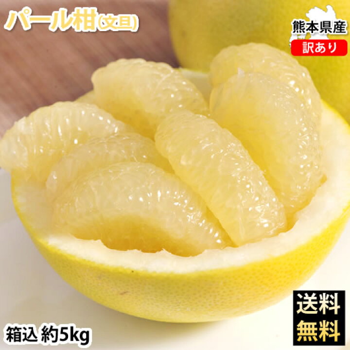 楽天市場】パール柑 5kg 箱込 (内容量4kg+不良果補償分500g) 文旦 