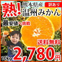 みかん 送料無料 訳あり 温州みかん 10kg 2S〜3L 熊本県産 熊本みかん 蜜柑 ミカン