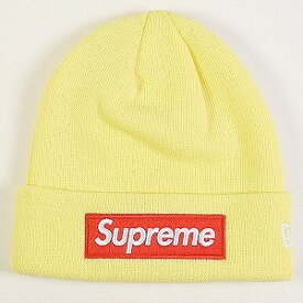 【スーパーセール 6/11 01:59まで】SUPREME シュプリーム 22AW New Era Box Logo Beanie ボックスロゴビーニー 黄 Size 【フリー】 【新古品・未使用品】 20755958【SALE】