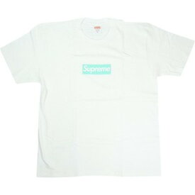 SUPREME シュプリーム ×Tiffany & Co ティファニー 21AW Box Logo Tee White ボックスロゴTシャツ 白 Size 【M】 【中古品-ほぼ新品】 20821495