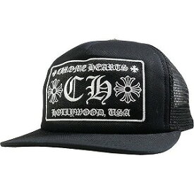 CHROME HEARTS クロム・ハーツ TRUCKER CAP Black/Black Kids CHロゴメッシュキャップ 黒 Size 【フリー】 【新古品・未使用品】 20820705