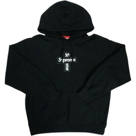 SUPREME シュプリーム 20AW Cross Box Logo Hooded Sweatshirt Black ボックスロゴパーカー 黒 Size 【M】 【中古品-良い】 20822902