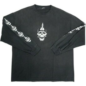 VINTAGE ヴィンテージ West Coast Choppers ウェストコーストチョッパーズ Skull Head Black LS Tee ロンT 黒 Size 【XL】 【中古品-良い】 20822917