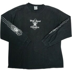 VINTAGE ヴィンテージ West Coast Choppers ウェストコーストチョッパーズ Spider Web LS Tee ロンT 黒 Size 【XL】 【中古品-良い】 20822918
