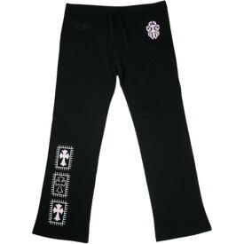CHROME HEARTS クロム・ハーツ ×DEADLY DOLL SWEAT PANTS BLACK スウェットパンツ 黒 Size 【XL】 【新古品・未使用品】 20833601
