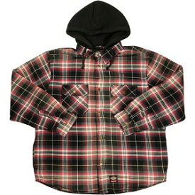 SUPREME シュプリーム ×Dickies 25FW Lined Zip Up Hooded Flannel Shirt Black 長袖シャツ 黒 Size 【L】 【中古品-ほぼ新品】 20832490