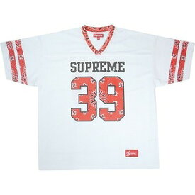 SUPREME シュプリーム 25SS Bandana Football Jersey White フットボールジャージ 白 Size 【L】 【新古品・未使用品】 20822463