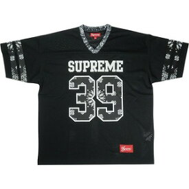 SUPREME シュプリーム 25SS Bandana Football Jersey Black フットボールジャージ 黒 Size 【XL】 【新古品・未使用品】 20822468
