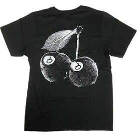 STUSSY ステューシー 24SS CHERRIES TEE BLACK Tシャツ 黒 Size 【M】 【新古品・未使用品】 20822483