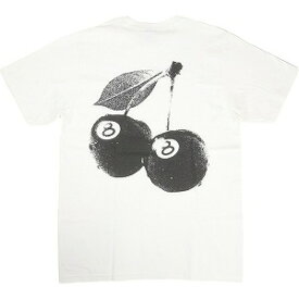 STUSSY ステューシー 24SS CHERRIES TEE WHITE Tシャツ 白 Size 【M】 【新古品・未使用品】 20822484