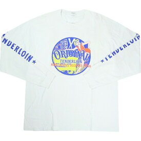 TENDERLOIN テンダーロイン TEE L/S CS WHITE ロンT 白 Size 【XL】 【中古品-良い】 20822852