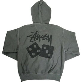 STUSSY ステューシー DICE PIG DYED ZIP HOOD BLACK ジップパーカー 黒 Size 【S】 【新古品・未使用品】 20835462