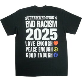 SUPREME シュプリーム ×GOODENOUGH 25SS End Racism Tee Black Tシャツ 黒 Size 【XL】 【新古品・未使用品】 20823066
