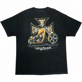 VINTAGE ヴィンテージ West Coast Choppers ウェストコーストチョッパーズ Motorcycle Logo Tee Tシャツ 黒 Size 【XL】 【中古品-良い】 20823547