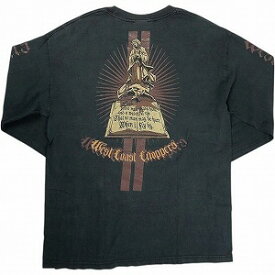 VINTAGE ヴィンテージ West Coast Choppers ウェストコーストチョッパーズ Maria Logo LS Tee ロンT 黒 Size 【L】 【中古品-良い】 20823552