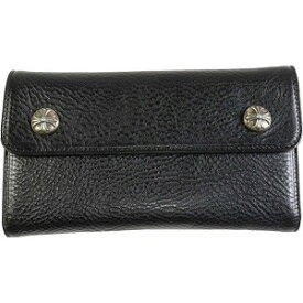 CHROME HEARTS クロム・ハーツ HVY WT LTHR WAVE WALLET ウォレット 黒 Size 【フリー】 【新古品・未使用品】 20797626
