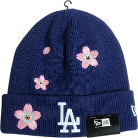 村上隆 ムラカミタカシ ×MLB World Tour Tokyo Series 2025 New Era 6 Dart Dodgers Cuff Beanie ビーニー 青 Size 【フリー】 【新古品・未使用品】 20817251