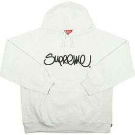 SUPREME シュプリーム 22SS Raised Handstyle Hooded Sweatshirts Ash Grey パーカー 灰 Size 【M】 【新古品・未使用品】 20788889