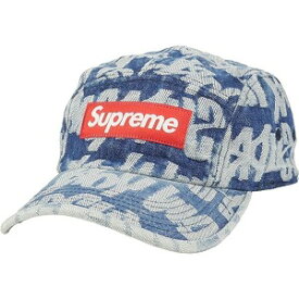 SUPREME シュプリーム 22SS Fat Tip Jacquard Denim Camp Cap Indigo キャンプキャップ インディゴ Size 【フリー】 【新古品・未使用品】 20818309