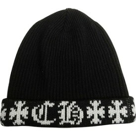 CHROME HEARTS クロム・ハーツ BIG DADDY CASHMERE BEANIE BLACK ビーニー 黒 Size 【フリー】 【新古品・未使用品】 20816722