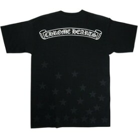 CHROME HEARTS クロム・ハーツ SCROLL STAR SS T-SHIRT BLACK Tシャツ オールド 黒 Size 【L】 【中古品-良い】 20823498