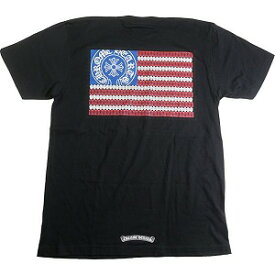 CHROME HEARTS クロム・ハーツ AMERICAN FLAG DAGGER SS T-SHIRT BLACK Tシャツ 黒 Size 【XXL】 【新古品・未使用品】 20823696