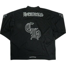 CHROME HEARTS クロム・ハーツ MESH STADIUM FOOTBALL LS JERSEY BLACK メッシュジャージ 黒 Size 【XL】 【新古品・未使用品】 20823699