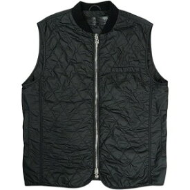 CHROME HEARTS クロム・ハーツ PAPA NYLON LEATHER CROSS PATCH QLTD VEST レザークロスパッチ付きベスト 黒 Size 【M】 【新古品・未使用品】 20823717