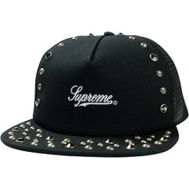SUPREME シュプリーム ×b.b.Simon 25FW Studded Mesh Back 5-Panel Black キャップ 黒 Size 【フリー】 【新古品・未使用品】 20827106