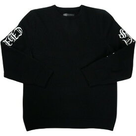 CHROME HEARTS クロム・ハーツ Y NOT SLO RIDE CASHMERE KNIT SWEATER BLACK カシミヤセーター 黒 Size 【XL】 【中古品-ほぼ新品】 20827093