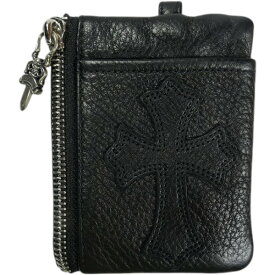 CHROME HEARTS クロム・ハーツ DOUBLE ZIP CEM CRS PATCH BLACK ウォレット 黒 Size 【フリー】 【新古品・未使用品】 20840970