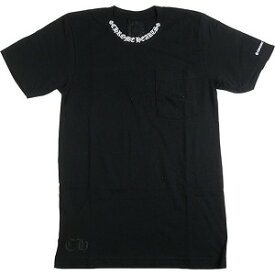 CHROME HEARTS クロム・ハーツ NECK LOGO SS T-SHIRT BLACK Tシャツ 黒 Size 【XL】 【新古品・未使用品】 20820754
