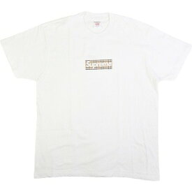 SUPREME シュプリーム ×Burberry 22SS Box Logo Tee White BOXロゴTシャツ 白 Size 【M】 【新古品・未使用品】 20835791