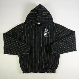 【スーパーセール 6/11 01:59まで】STUSSY ステューシー ×NIKE 23SS Striped Wool Jacket ジャケット 黒 Size 【XS】 【中古品-良い】 20778209【SALE】