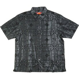 SUPREME シュプリーム 24SS Tray Jacquard S/S Shirt Black 半袖シャツ 黒 Size 【XL】 【新古品・未使用品】 20795809