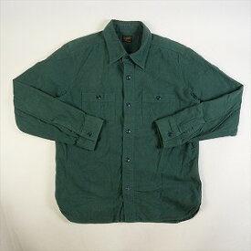 【スーパーセール 6/11 01:59まで】TENDERLOIN テンダーロイン T-CHAMOIS CLOTH SHT 長袖シャツ 緑 Size 【S】 【中古品-良い】 20763999【SALE】